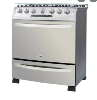 Cocina 6Q. 30" Acero Inox.- E.E. - Grill Elec. Hornilla Trip