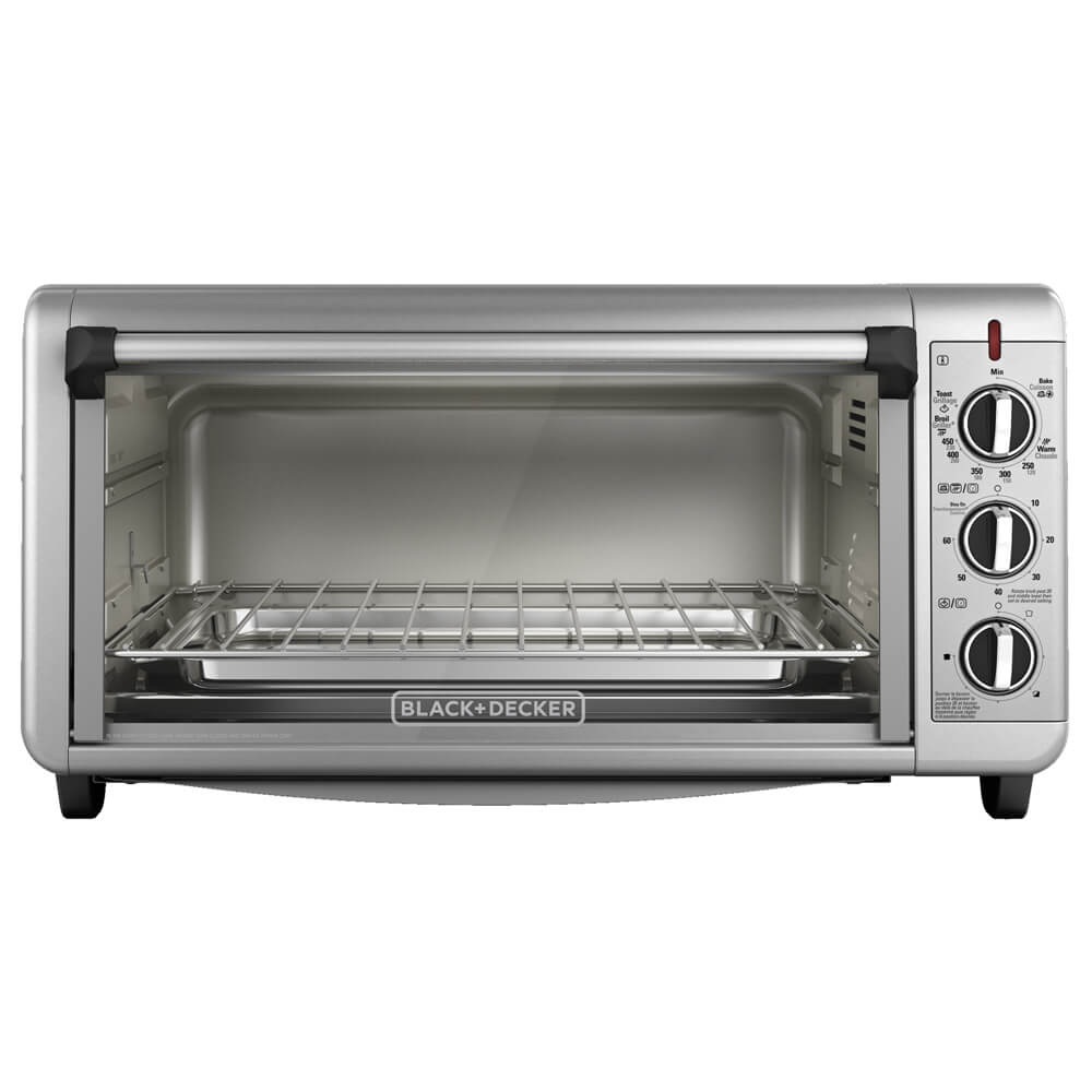 Horno Tostador Black And Decker, Bd-To3260Xsbd 8 Rebanadas, 1500W, 26 Lts