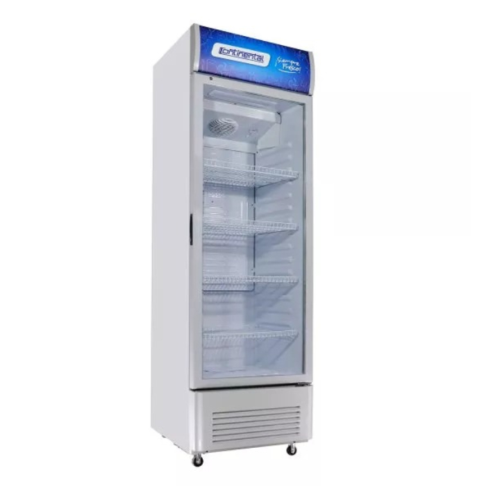 Vitrina Continental 180W 180 Litros ,Blanca