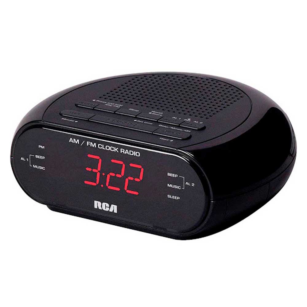 Radio Reloj Despertador Con Doble Alarma Rca