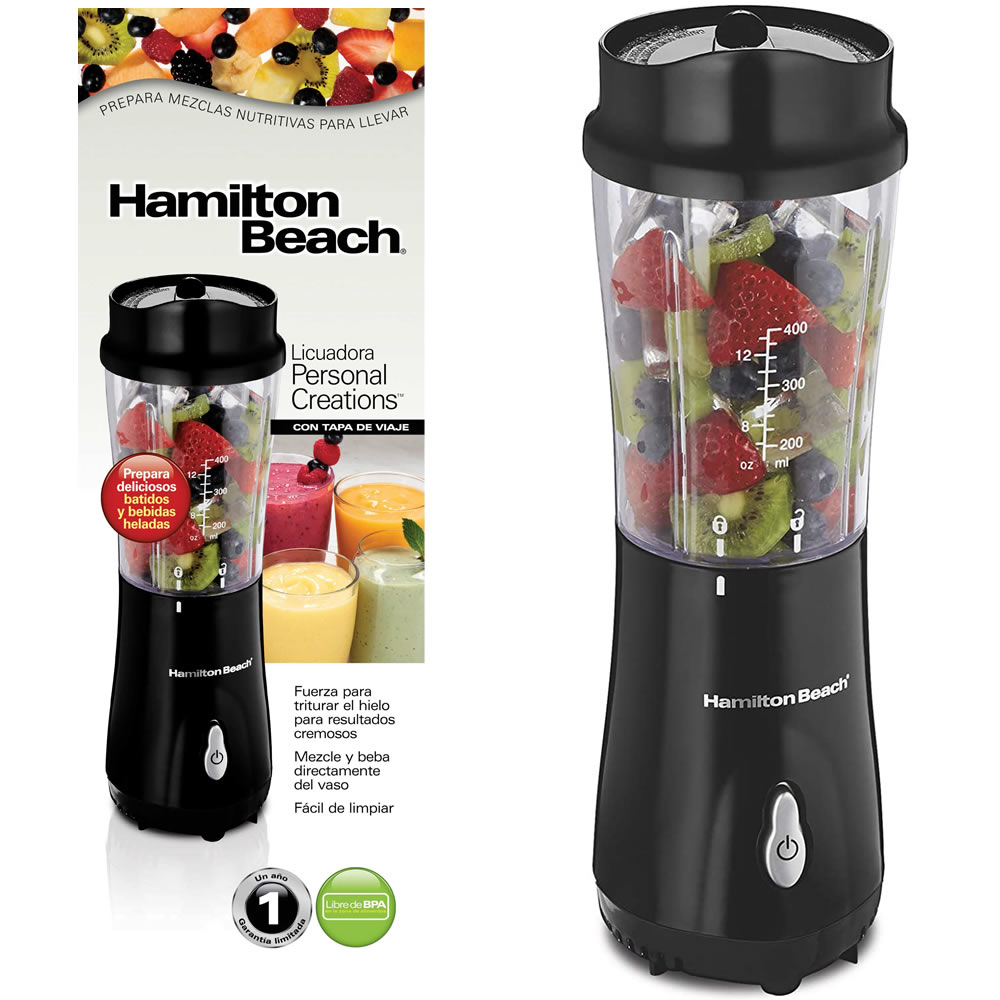 Licuadora Personal Hamilton Beach 51101V Con Taza De Viaje 14Onzas