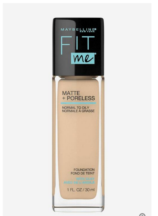 Base Líquida Fit Me Matte & Poreless Maybelline Light Beige #118