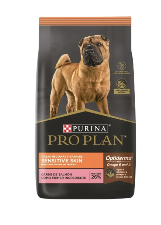 Alimento Para Perros Pro Plan Adult Sensitive Skin Raza Med Y Grande 3.5Kg