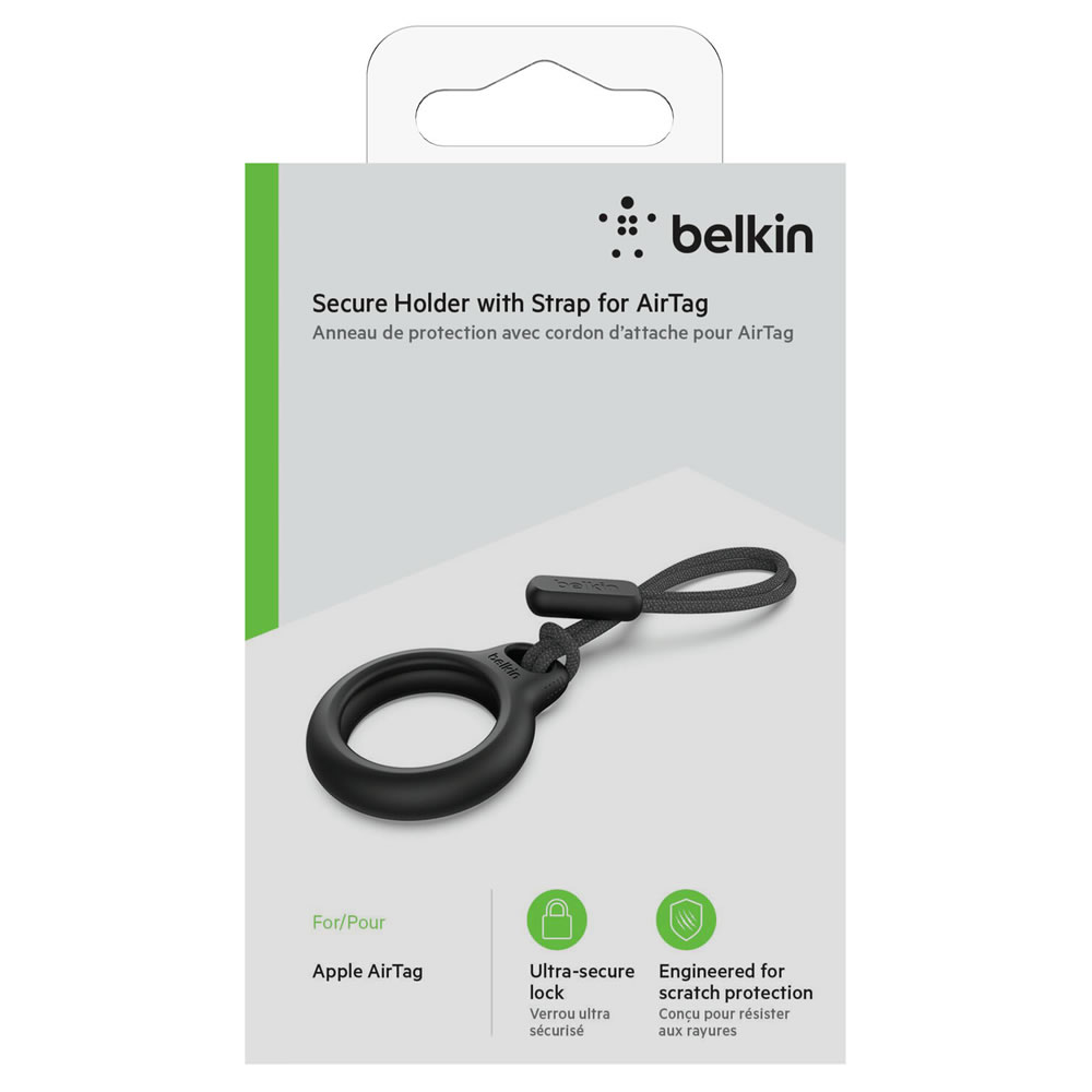 Llavero Belkin Secure Holder para Apple Airtag con Correa