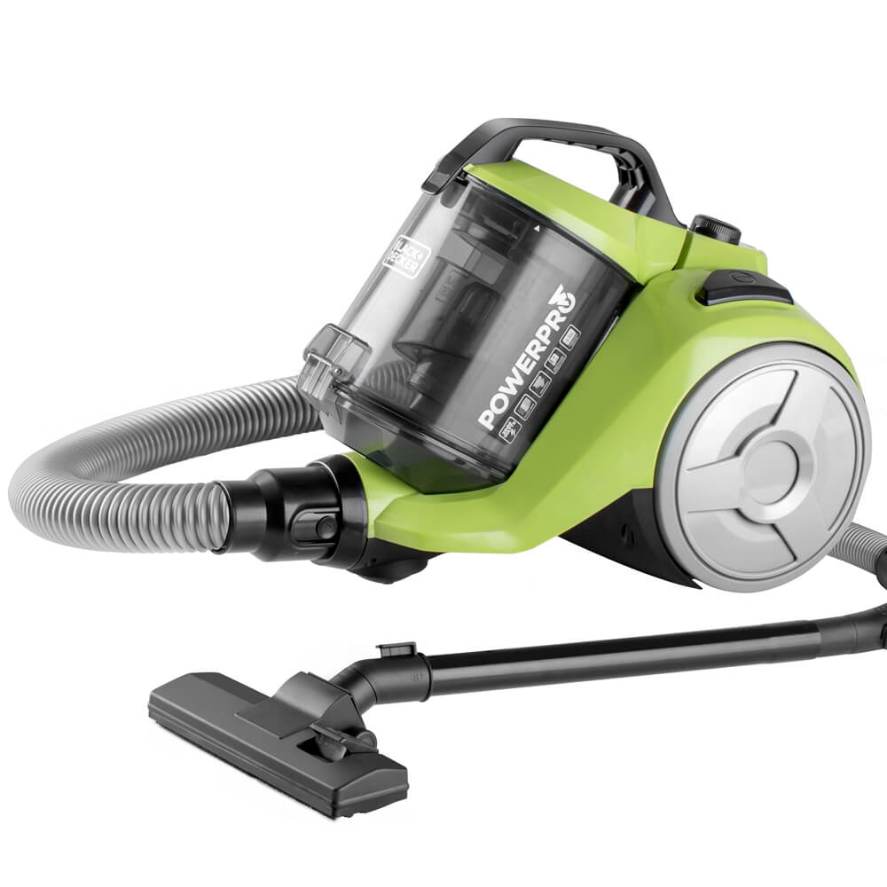 ASPIRADORA BLACK DECKER 2000W 2.5LT COLECTOR DE POLVOHEPA FILTRO VERDE