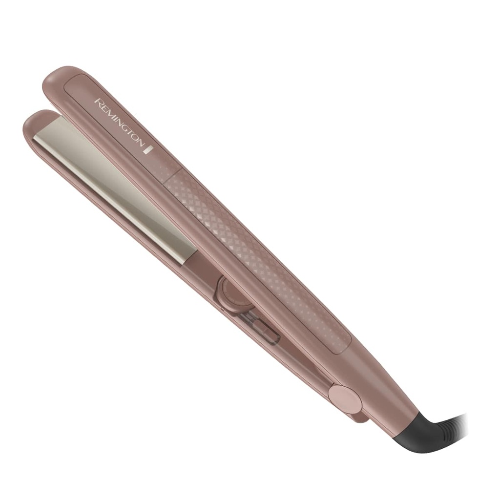 Plancha de cabello remington placas de ceramica con macadamia 210 grados