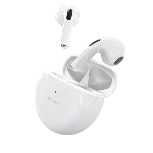 Audifono inalambrico lenovo airpods color blanco