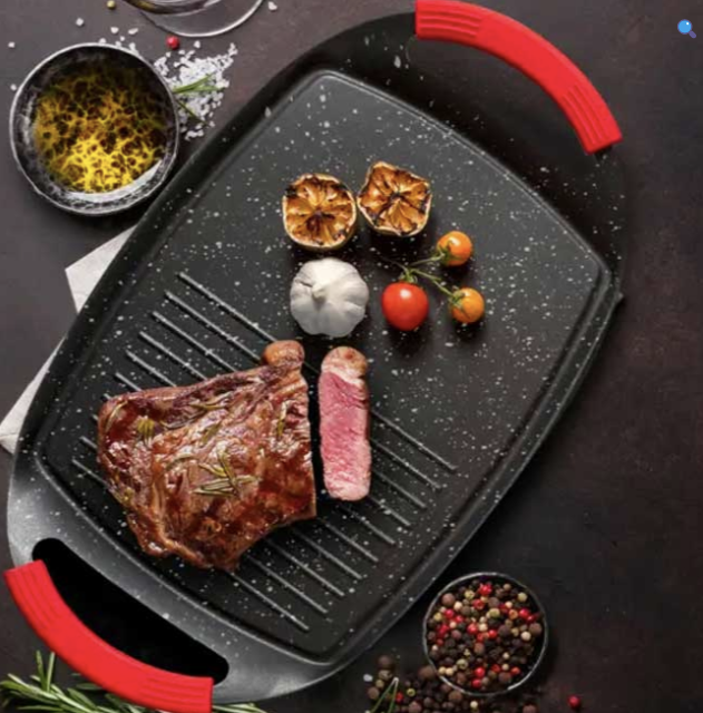 Plancha asador parrilla para cocina 47cm warenhaus