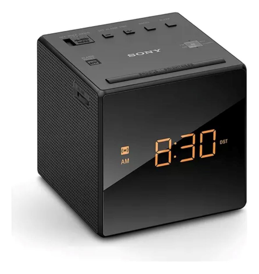 Reloj despertador con radio AM/FM