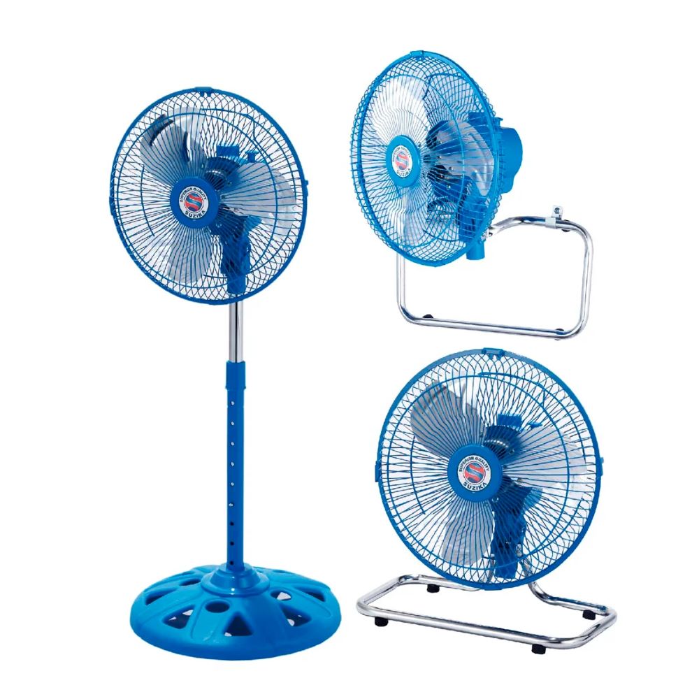 Ventilador  crown my-1088 10 3en1, Azul