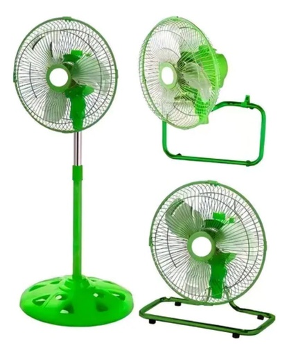 [VENTI08] Ventilador  crown my-1088 10 3en1, Verde