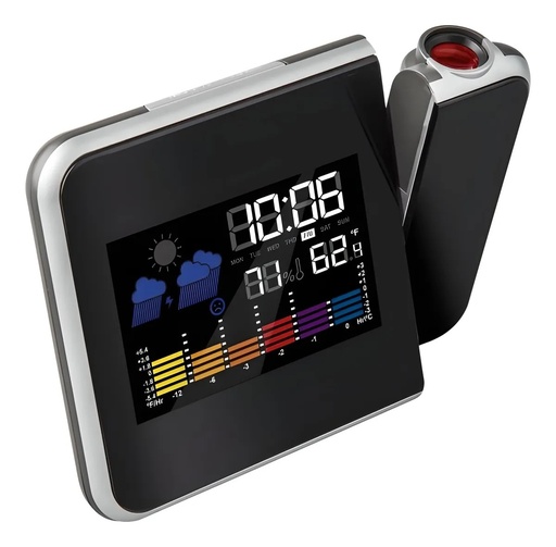 [TECCOM8] Reloj Led Despertador Meteorológico/ Pronostico De Tiempo