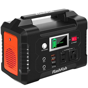 [I200WPowerStation] Banco de Poder Carga Portátil -Estación de energía - 200W Portable Power Station - Marca FlashFish 40800mAh