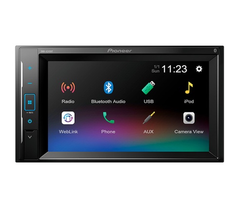 [DMHA245BT] Pioneer- radio para auto con pantalla tactil 6.2