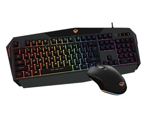 [MtC510] Combo 2 En 1 Teclado Y Mouse Con Iluminación Meetion