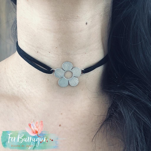 [mi_ferbarraganjoyas_90021] Choker Flor