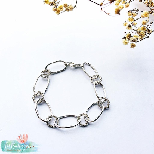 [mi_ferbarraganjoyas_40034] Pulsera Óvalos