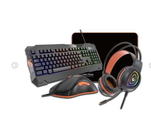 [003861] Teclado Meetion + Mouse +pad Gamer +audifono Gamer Meetion Mt-c505