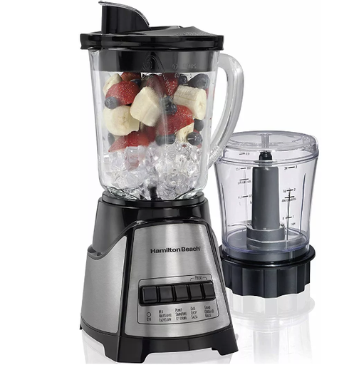 [HB-58149] Licuadora 700w Wave Action + Procesador de Alimentos Hamilton Beach