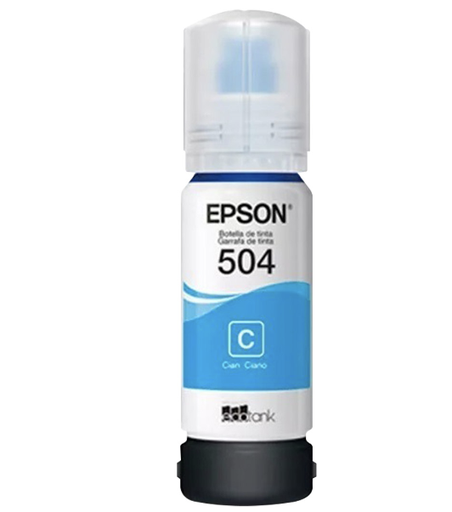 [cyan] Tinta De Impresora T504 Cyan Epson