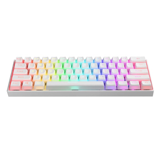 [20-02-074] Teclado gamer MT-MK005  mecanico blanco MEETION