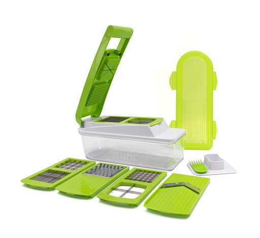 [HOGCOC115] Cortador Rayador Picador Frutas Y Verduras 10 En 1