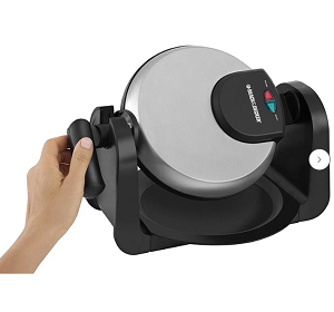 [BD-WM1404S-LA] Waflera Giratoria - Color plateada - Black and Decker